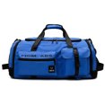 thumbnail image 1 of Bolsa de viaje grande para mujer y hombre, bolsa de deporte con compartimento para zapatos y compartimento húmedo y seco, bolsa de viaje con gran capacidad, bolsa de natación, bolsa de noche para, 1 of 6