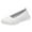 White, variant on mgoYE Women's Slip on Loafer Shoes - Mesh Casual Ballet Flat Walking Sneakers Knit Round Toe Casual Shoes|Grey 39
