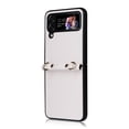 thumbnail image 2 of For Samsung Galaxy Z Flip3 5G Carbon Fiber Texture Shock-proof PU Phone Case, 2 of 9