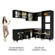thumbnail image 5 of Madesa Gabinete de Cocina Integral Completa de Esquinero 402 cm Reims Negro 01, 5 of 8