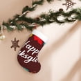 thumbnail image 7 of Salouo Happy Thanksgiving Print Christmas Stockings,Large Xmas Stocking Set of 1 Holiday and Farmhouse Stocking for Christmas Holiday Party Decoration(17.7*11 Inch), 7 of 7