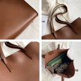 thumbnail image 4 of Bolso de mano ligero resistente Hukapapa Bolso marrón, 4 of 6