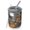 Gray Halloween Boo, variant on 12oz Coffee Tumblers Glowing Halloween Icons Pattern Stainless Steel Vacuum Insulated Travel Tumbler Coffee Cups Mug with Lid and Straw with Cleaning Brush for Cold & Hot Drinks