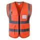 thumbnail image 2 of Chaleco de seguridad premium con protección de advertencia y bandas reflectantes, transpirable., 2 of 9