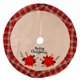 thumbnail image 1 of Billuyoard Faldas de árbol de Navidad, tela de lino inferior, alfombra redonda de flores grandes, cubierta de Base decorativa para el hogar, suministros Kits de decoración para fiestas Billuyoard HA068124-00, 1 of 6
