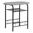 thumbnail image 2 of Monarch Specialties Dining Table Set, 3pcs Set, Small, 32" L, Kitchen, Metal, Laminate, Grey, Black, Contemporary, Modern, 2 of 6