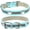 Blue, variant on Reflective Dog Collar with Cute Paw Rivet Studded Funny Soft PU Leather Adjustable Puppy Dog Collars for Small Medium Large Dogs Cats