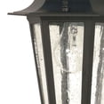 thumbnail image 2 of Nuvo Lighting Cornerstone 1 Light Textured Black with Clear Seed Hanging Lantern, 2 of 4