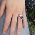 thumbnail image 2 of American MoonPie Silver Plated Adjustable Novelty Ring, 2 of 4