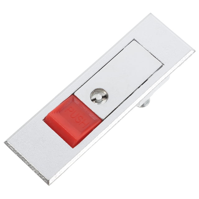 Cerradura de panel de gabinete eléctrico, cerradura de leva con botón pulsador y llaves, cerradura de puerta de gabinete de instrumentos, cerradura de puerta de gabinete eléctrico industrial