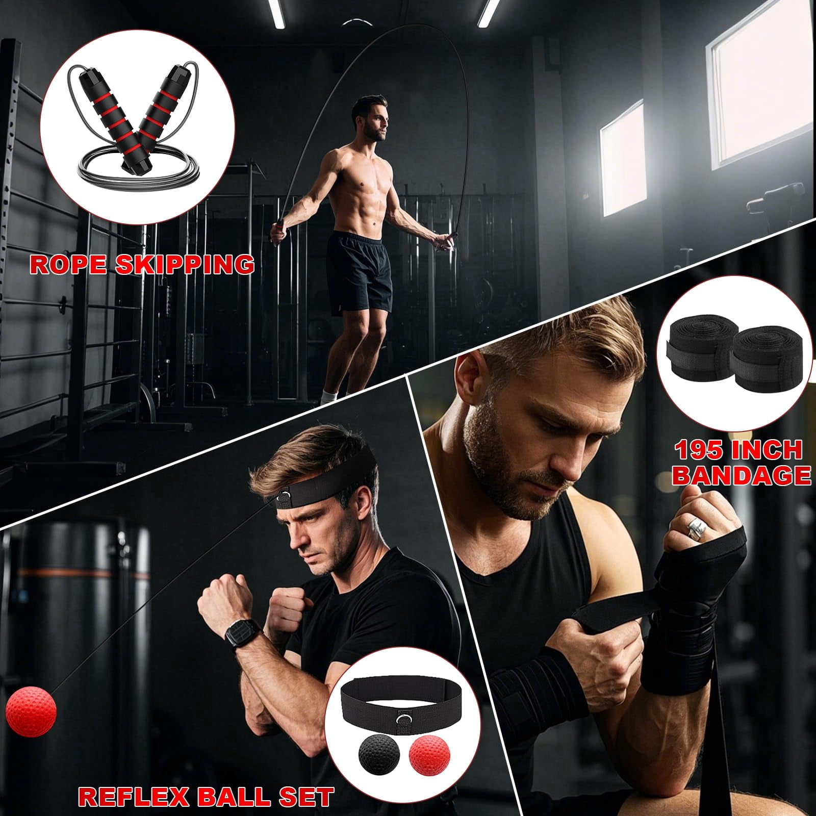 Hanging Punching Bag for Adults, 4FT PU Heavy Boxing Bag Set with 12OZ Gloves with Chain Ceiling Hook Suitable for Home Gym MMA Karate Kickboxing Boxing Muay Thai Training(Unfilled)