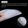 thumbnail image 4 of Plastic Mesh Canvas Sheet 23.7cm/ 9.3" White Round Blank Canvas for Embroidery Needlepoint, Knit Crochet Mesh, Pack of 2, 4 of 4