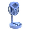 Mini Electric Fan 3 Wind Speeds Cooling Fan Brushless Motor Desktop