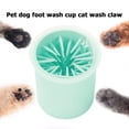 thumbnail image 2 of Sywqhk Limpiador de patas sucias para perros y gatos, cubo para lavar pies de mascotas, cachorros, gatitos (verde) Sywqhk Para estrenar, 2 of 9
