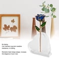 thumbnail image 4 of Rose Flower Stand, Safe Plated Heart Shaped Prevent Fading Clear Acrylic Rose Stand Stylish  For Single Real Rose, 4 of 8