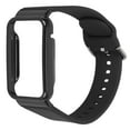 thumbnail image 2 of 2 in 1 Silicone Watch Strap Band with Protective Bumper Case for Mi Band 7 Pro   Adjustable Tightness, Soft Skin Friendly Material, Easy Installation, Multiple Scenarios, 2 of 7
