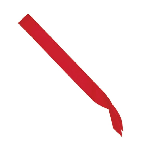 Beistle Red Satin Sash 33 Inch (Case of 6)