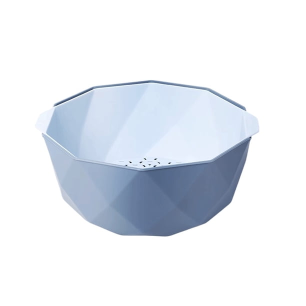 Plato de fruta con colador, plato decorativo doble, lavavajillas doméstico, plato de aperitivos, plato de caramelo, plato de fruta