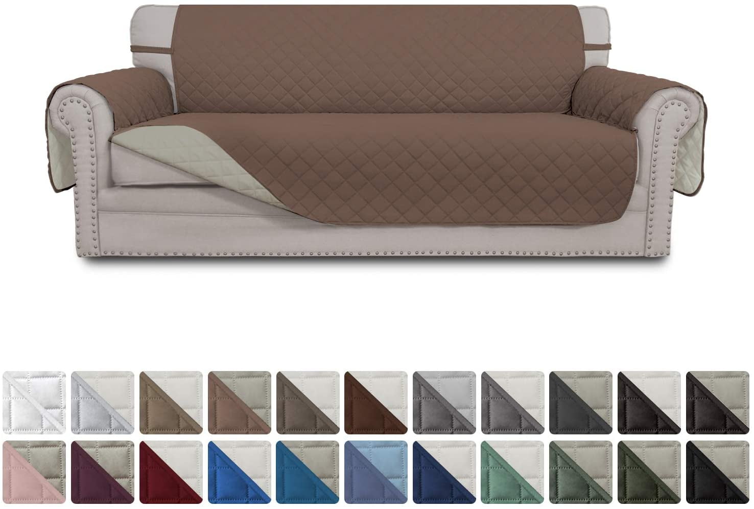 EasyGoing Reversible Sofa Slipcover Water Resistant Couch Cover