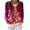 Hot Pink, variant on Feancey Plus Size Cardigan Sweaters for Women Christmas Tree Print Open Front Button Cardigans Lightweight Long Sleeve Ribbed Knit Jackets Hot Pink S