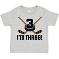 thumbnail image 3 of Inktastic 3rd Birthday Ice Hockey Sports Boys Party Boys Toddler T-Shirt, 3 of 5