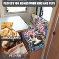 thumbnail image 5 of XYZCANDO Boho Flower RV Dinette Cushion Covers Stretchable Couch Cover 2 Cushion Sofa Universal Furniture Covers Comfortable Sofa Covers Washable Slip Covers for Loveseat Easy to Install Blue, 5 of 7