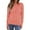 Pink, variant on GJSYRH Womens Oversized Knit Pullover 2022 Women's Elegant Soft Crewneck Long Sleeve Hollow Knitted Pullover Sweater Tops for