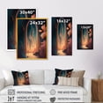 thumbnail image 4 of Designart Futristic Architecture With Flowers II Canvas Wall Art, 4 of 5