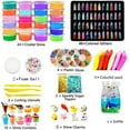 thumbnail image 3 of 108pcs DIY Slime Kit Supplies Clear Crystal Slime Making Kit Slime Foam Beads, 3 of 5