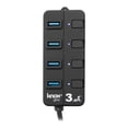 thumbnail image 1 of Knox gear 4 Port 30 USB Hub with Individual Switches and LED Lights, 1 of 4