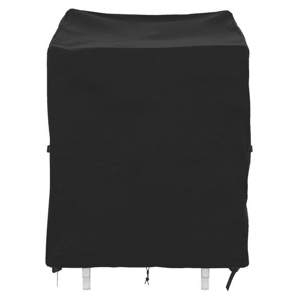 Housse de chaise de patio empilable noire 91,4 cm x 71,1 cm x 119,4 cm avec fermetures à boucle Mainstays