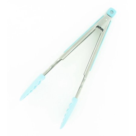 Farberware Professional Aqua Sky Stainless Steel Tip Up Tongs