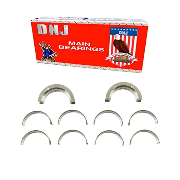 DNJ MB343 Main Bearings Set Std Size Fits Cars & Trucks 11-15 Buick Chevrolet 1.4L L4 DOHC TC