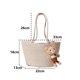 thumbnail image 2 of Bolsa de algodón, bolsa de playa, bolsa de mano, bolso de hombro, bolso de mano, bolso bandolera, monederos, 2 of 5