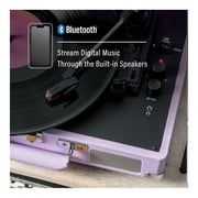 Crosley Cruiser Plus Vinyl Record Player مع مكبرات الصوت والبلوتوث اللاسلكي - أقراص صوتية