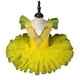thumbnail image 2 of Odeerbi Niñas Tul Tutu Vestido de Ballet Verano Ruffle Sleeve Tiered Princesa Vestido Sin Mangas de Malla Transpirable Suave Vestido, 2 of 4