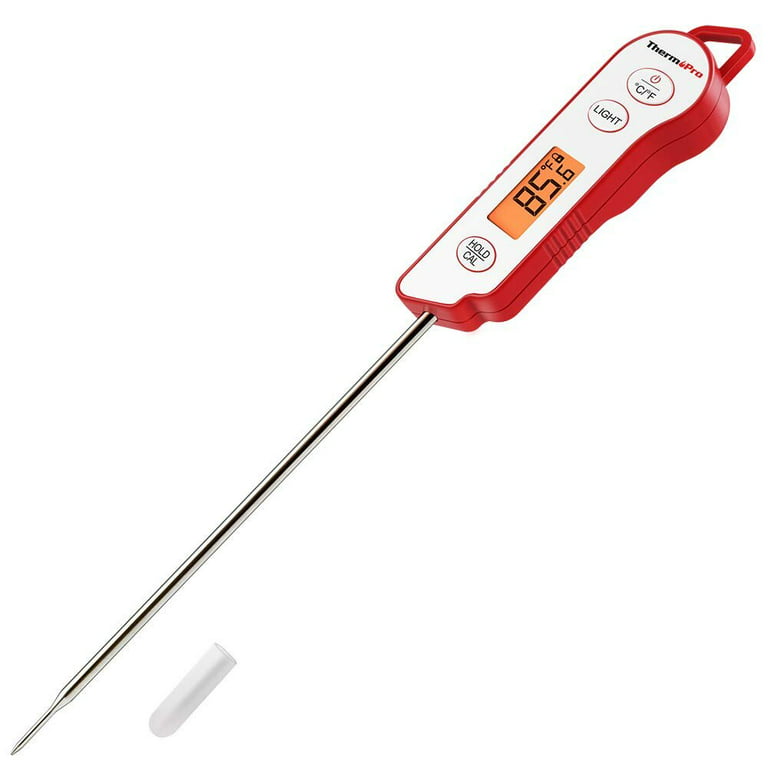 TempPro F05 Digital Meat Thermometer for Cooking with Motion Sensing,  Waterproof Food Thermometer for Kitchen BBQ Oil Grill Smoker Candy  Thermometer