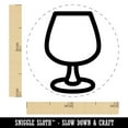 thumbnail image 2 of Brandy Wine Glass Rubber Stamp for Scrapbooking Crafting Stamping - Mini 1/2 Inch, 2 of 7