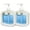 White, variant on 2 Packs 10oz Clear Hand Soap Dispenser for Bathroom, Dish Soap Dispenser for Kitchen Sink, Liquid Soap Container with Pump,Black