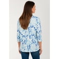 thumbnail image 2 of Jessica London Women's Plus Size Swing Tunic Oversized Long Blouse, 2 of 4