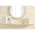 thumbnail image 2 of Kate and Laurel Havlock Modern Natural Floating Shelves, Set of 2, 24 x 8, Natural Wood, Mid-Century Functional Bathroom and Kitchen Shelves for Dorm Storage or Apartment Decor, 2 of 10