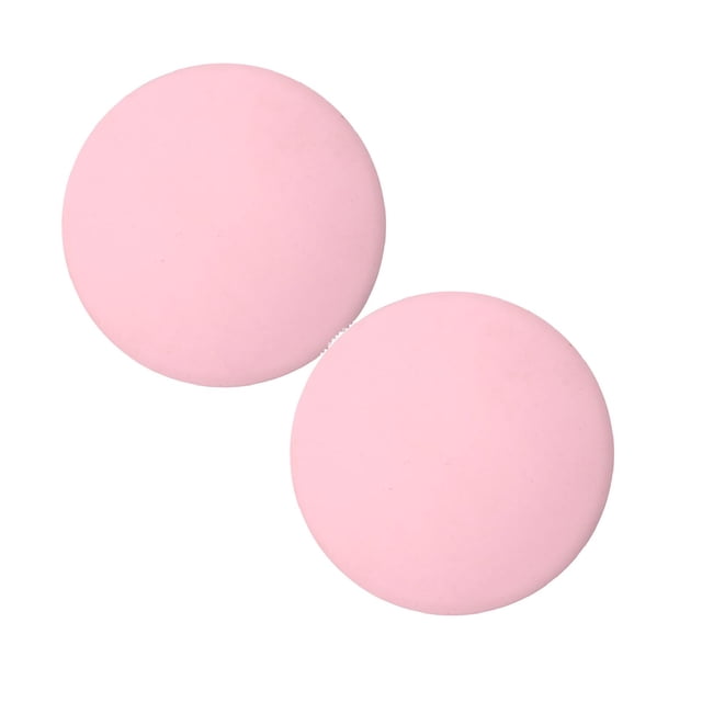 Oleegame 2PC Placemat Doorknob Pad Protector Back Crash Wall Rubber Home Door Kitchen,Dining & Bar Pink