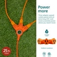 thumbnail image 3 of Philips EZGrip 25FT 16 AWG 3-Outlet Grounded Extension Cord, Orange, Indoor/Outdoor, 3 of 6