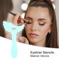 thumbnail image 3 of Unique Bargains Eyeliner Stencils Eyeliner  Eyeliner Stencil Pads Eye Makeup Tool Winged Tip Eyeliner Aid Green, 3 of 7