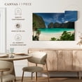 thumbnail image 5 of Elephant Stock Phi Phi Island Beach Wall Art - Horizontal Canvas Wall Art - Living Room Wall Decor - Beach Canvas - Beige And Turquoise Decor - 30" x 20", 5 of 8