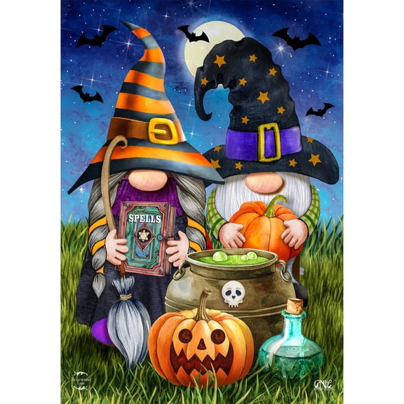 Briarwood Lane Garden Flag 12x18 For Outdoor Halloween Gnomes For Halloween Garden Flag Flags For Outside