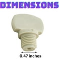 thumbnail image 2 of Pool St Pot Screw Replacement Compatible with Whisperflo, Intelliflo Pool Pump 071131 Replacement Kit, 2 Per Pack with Oring Included, 2 of 2