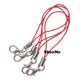 thumbnail image 5 of Paquete de 200 correas para teléfono móvil con cierre de langosta, correas de cordón, cierre de langosta, correa de cordón para joyería de teléfono móvil, unidades flash USB de 2,56 pulgadas (rojo), 5 of 5