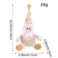 thumbnail image 4 of Kiddiway Christmas Reindeer Plush Figure - Stuffed Animal for Window Scene, Holiday Display Decor, Cute Plushies for Xmas Party,A, 4 of 5