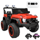 thumbnail image 1 of Montable Eléctrico Camioneta 4x4 para Niños Luz Sonido Bluetooth Control Remoto 12v - Rojo, 1 of 8